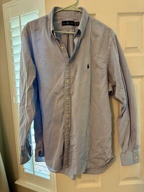 POLO Ralph Lauren Men's Light Blue Button-Down Shirt